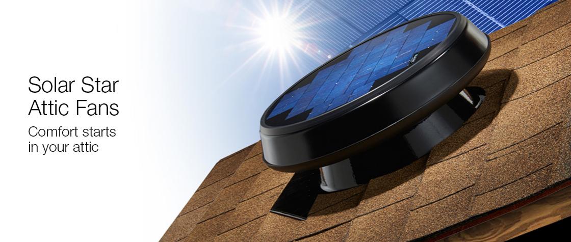 Solar Star Powered Attic Ventilation Systems Sola Solar Star Powered Attic Fan